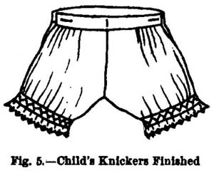 Fig. 5--Child's Knickers Finished.