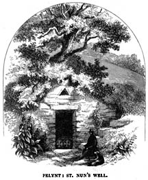 [Illustration: Pelynt, St. Nun's Well]