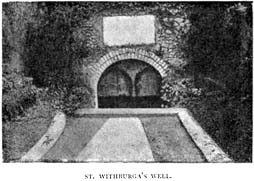 [Illustration: St. Withburga's Well. (Photograph)]